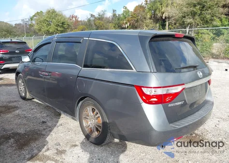 2012 Honda Odyssey Ex-L из США, поврежденный, VIN 5FNRL5H61CB059231